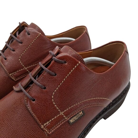 Mephisto Shoes Mens Size 12 Goodyear Welt Air-Relax Comfort Leather Portugal - Picture 5 of 14
